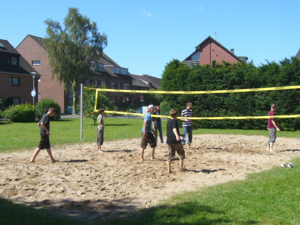 Beach-Volleyball zur Stärkung der Kondition