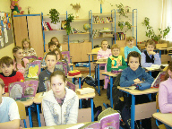 Eine Schulklasse der "Schule Nr. 1"